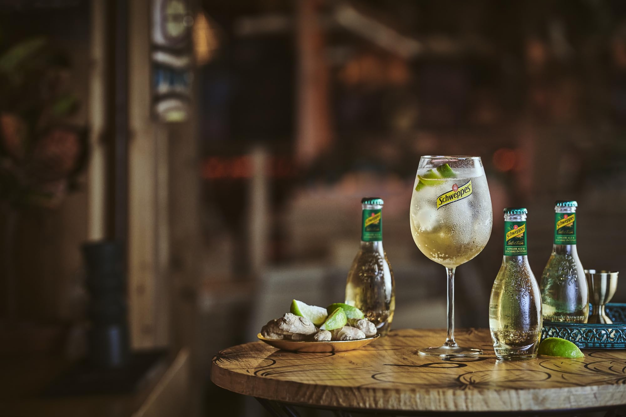 Schweppes Selection Ginger Ale, Bebida Jengibre Refrescante - Vidrio, Pack 6 cestas 4 x 20 cl (total: 24 botellas)