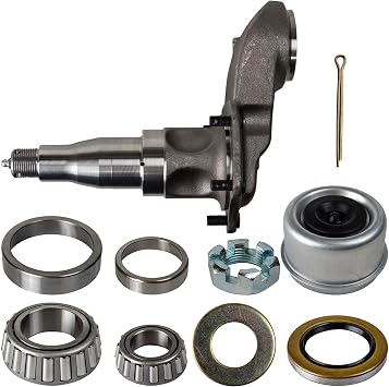 The Trailer Parts Outlet - #42 Weld-On Spindle Kit with Flange for 6000 lb Trailer Axles - 2 1/4" Diameter - 4" Drop