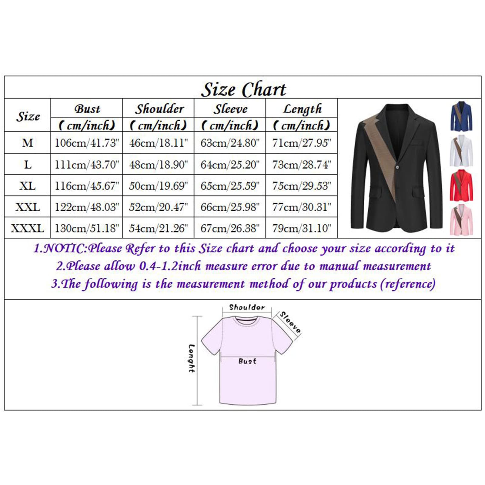 Americana Verano Hombre - Traje De Tendencia De OtoñO E Invierno para Hombre Cuello Individual Dos Botones Ajustado Dobladillo Redondo Bolsillo Chaqueta Informal PequeñO SUI