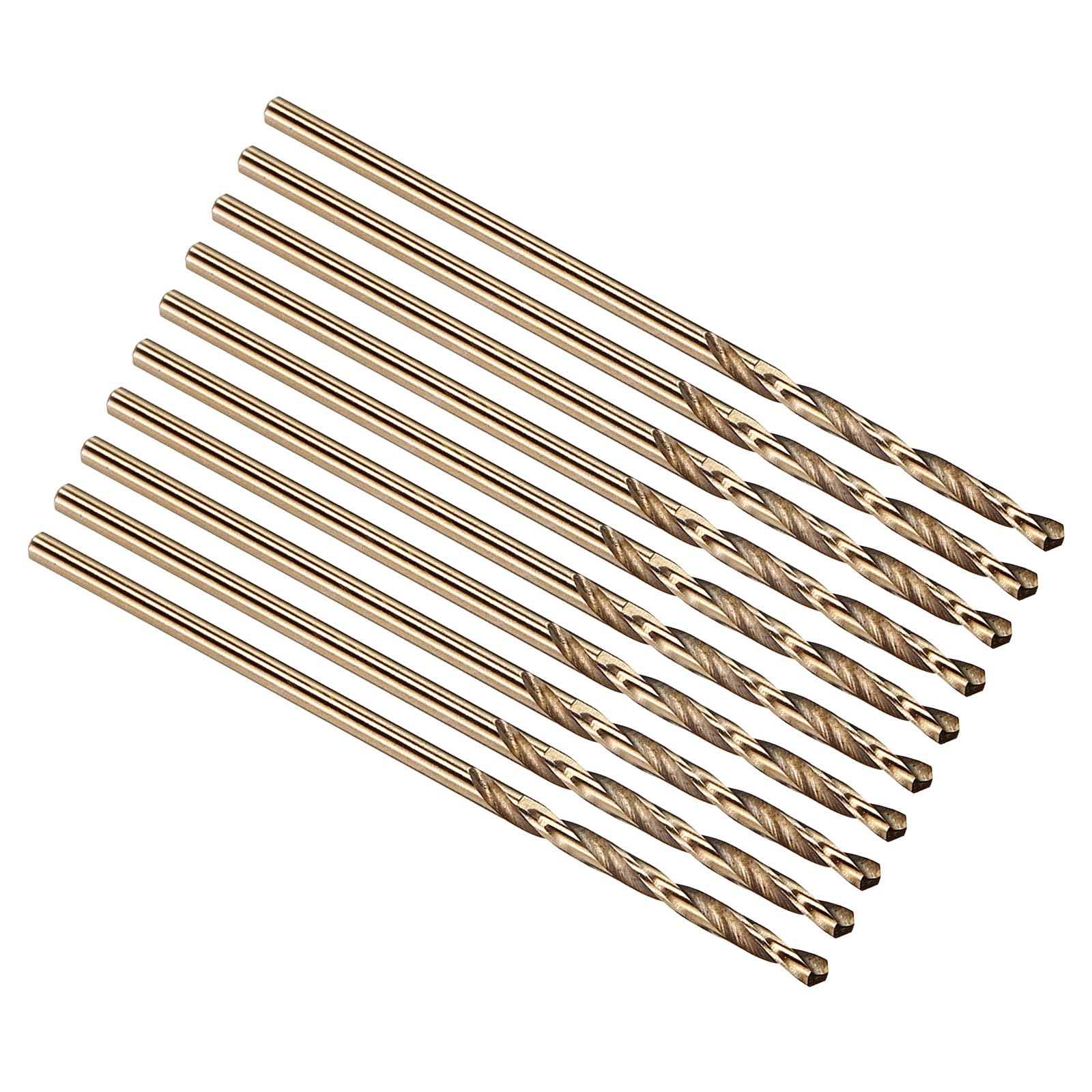 PATIKIL 1.5mm Drill Bit #53 4341 High-Speed Steel for Thin Metal 10 Pack