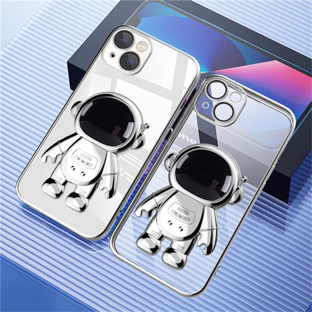Coque iPhone 8 Plus avec support astronaute rétractable pratique