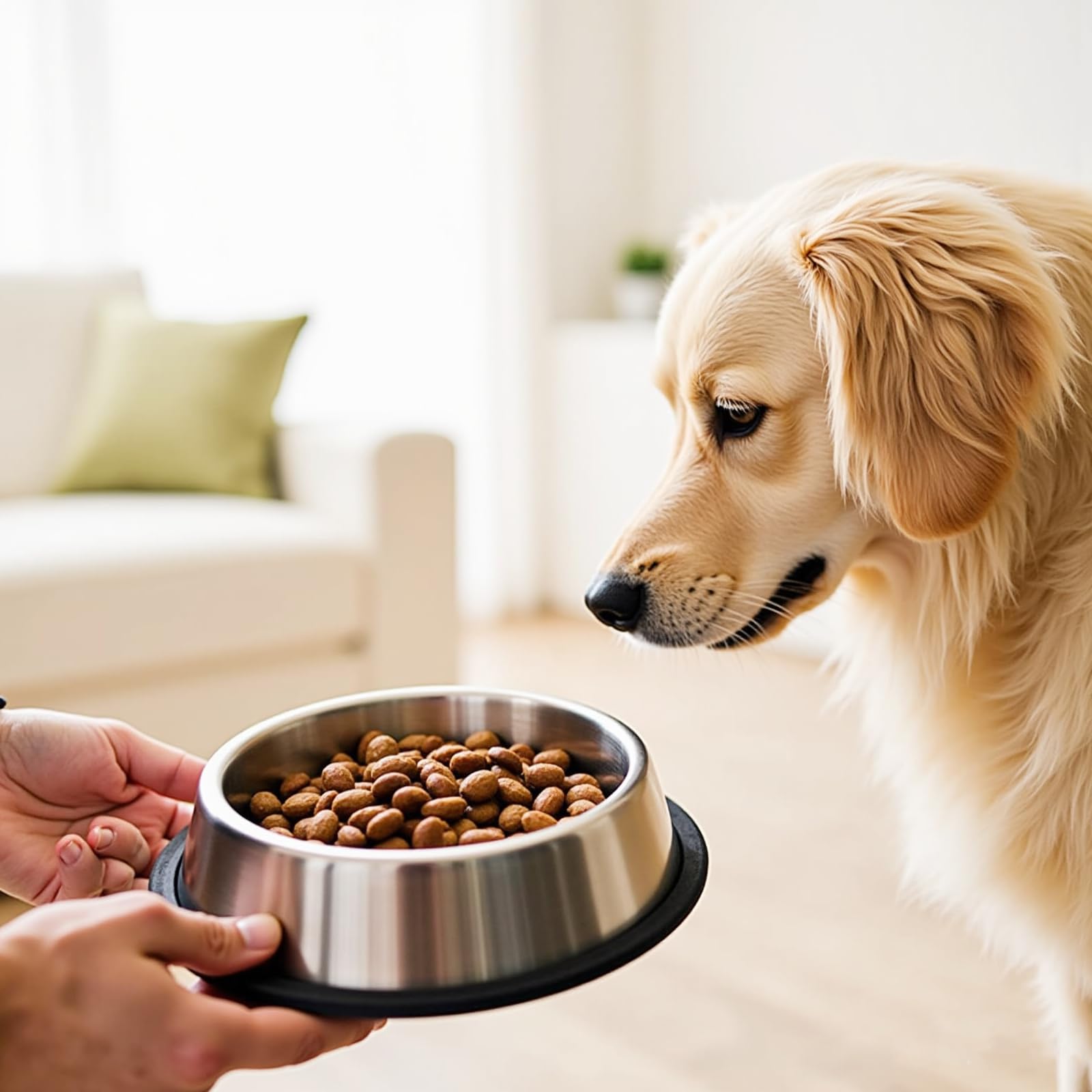 NAJOR Cuenco de acero inoxidable para perros, juego de 2 cuencos de comida para perros, cuenco antideslizante para mascotas y cuenco de agua, capacidad para hasta 32 onzas/4 tazas. Elección perfecta