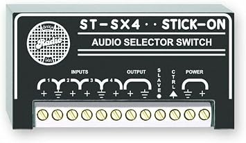 Radio Design Labs RDL ST-SX4 Unbalanced Audio Switcher - 4x1