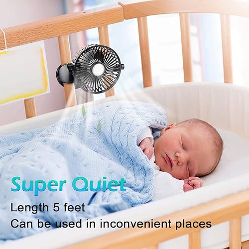 Vista 4 de Cable de carga de ventilador USB C para JISULIFE Mini Fa-n, Aluan, WiHoo, KIDEE, ZEEFO, FrSara, CIVPOWER Neck Fa-n, HomeLifairy, SWEETFULL Reemplazo