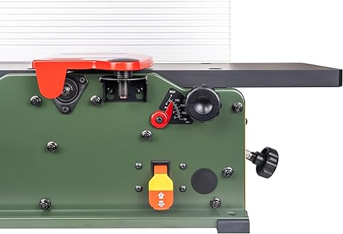 Miniatura 11 de Cutech 40180HB - Junta de mesa con cabezal de corte en espiral de 8 pulgadas con mesas de aluminio recubiertas de teflón, insertos de 16 TC, valla