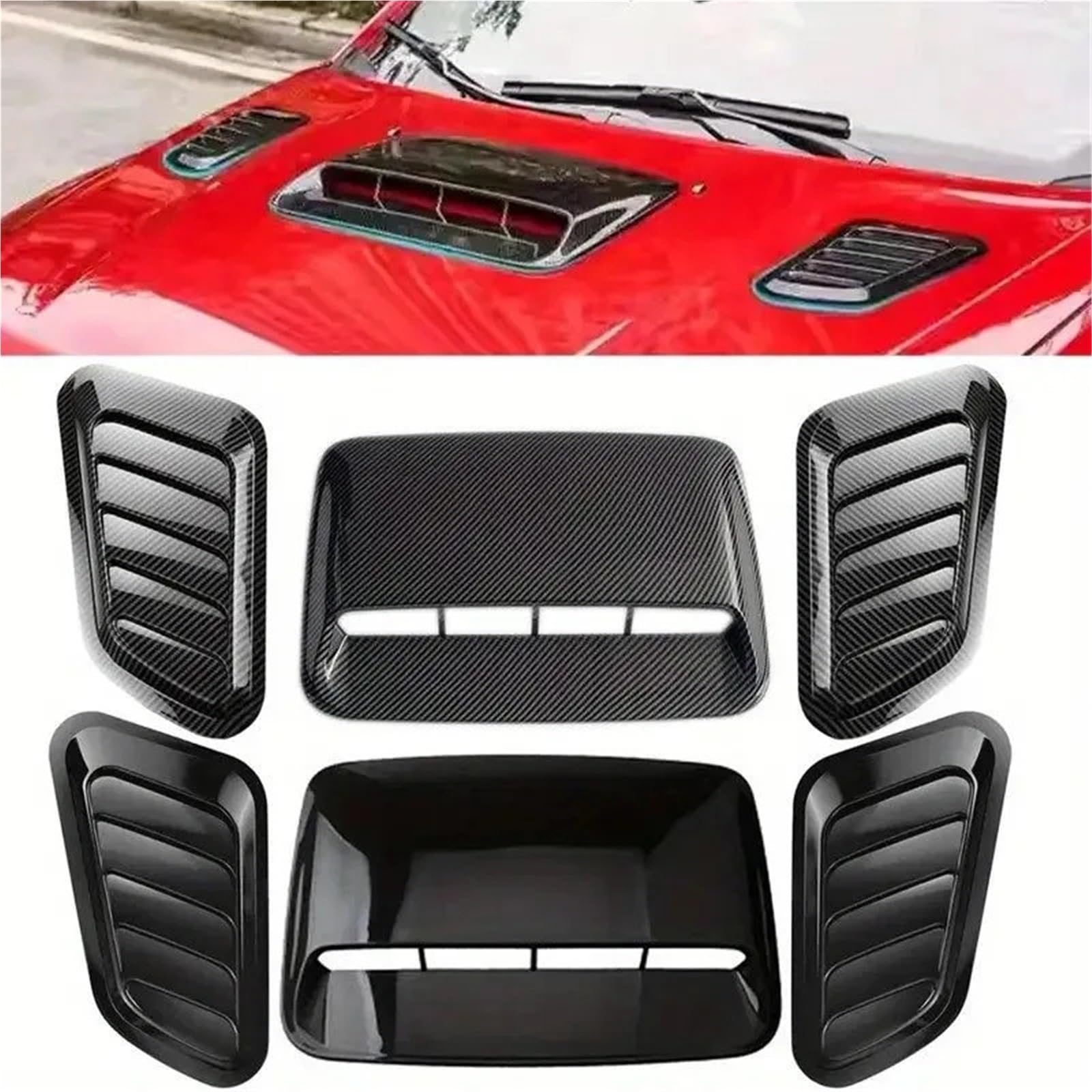 Dekoracyjna przednia maska ​​wlotu powietrza Universal Car Air Flow Kratka wlotu powietrza