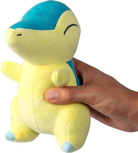 Miniatura 6 de Pokémon Legends: Arceus - Peluche de Cyndaquil de 8 pulgadas - Con Licencia Oficial - Figura Inicial de Generación 2 - Auténtico Juguete de Peluche