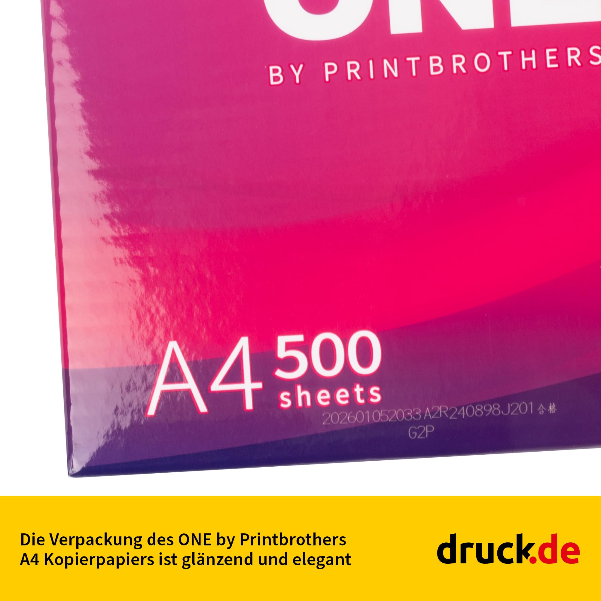ONE Druckerpapier A4 Kopierpapier - DIN A4-5.000 Blatt - 2 Kartons | ONE Druckerpapier und Kopierpapier DIN A4, 5.000 Blatt, 2 Kartons, weiß, für Laser/Tintenstrahl, Büro und Home Office