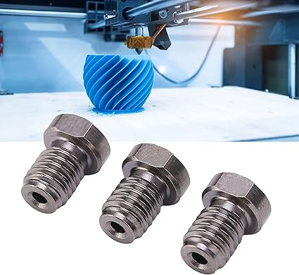 review 3D Printer Nozzles, 50 Degree Hardened Steel 3D Printer Nozzles Printer Accessories Nozzles TT3D Hardness Accessories for Man for Repair Parts(1.0mm)