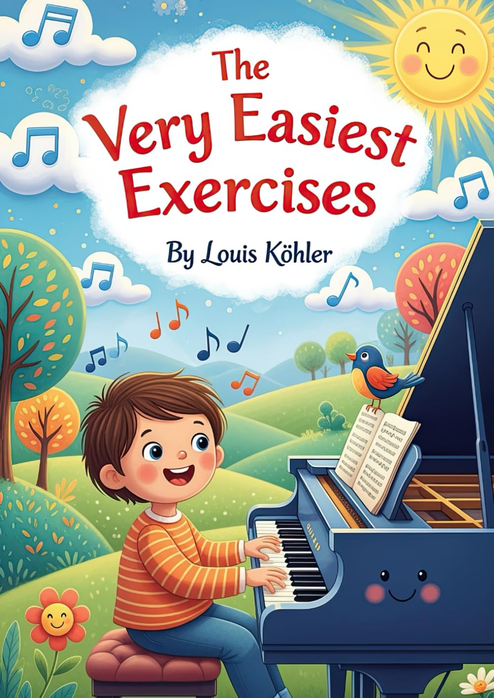 The Very Easiest Exercises: Thirty-Six Piano Pieces for Beginners