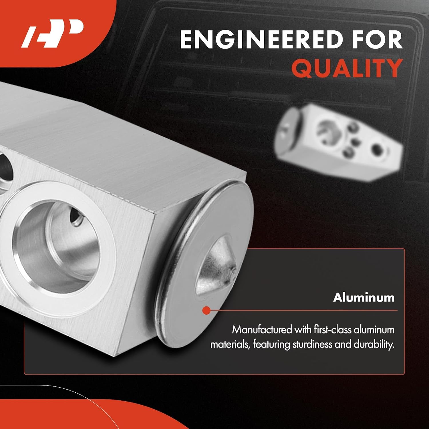 A-Premium AC Expansion Valve Compatible with Chevrolet Caprice 2011-2017, SS 2014-2017 & Pontiac G8 2008-2009, Sedan