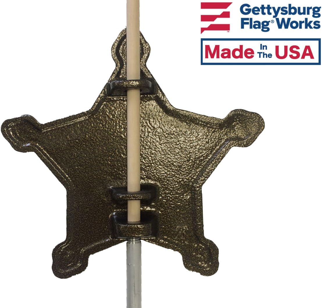 Aluminum Grave Marker G.A.R. (Union Civil War), Cemetery Memorial Flag Holder, Veteran Plaque, Made in USA