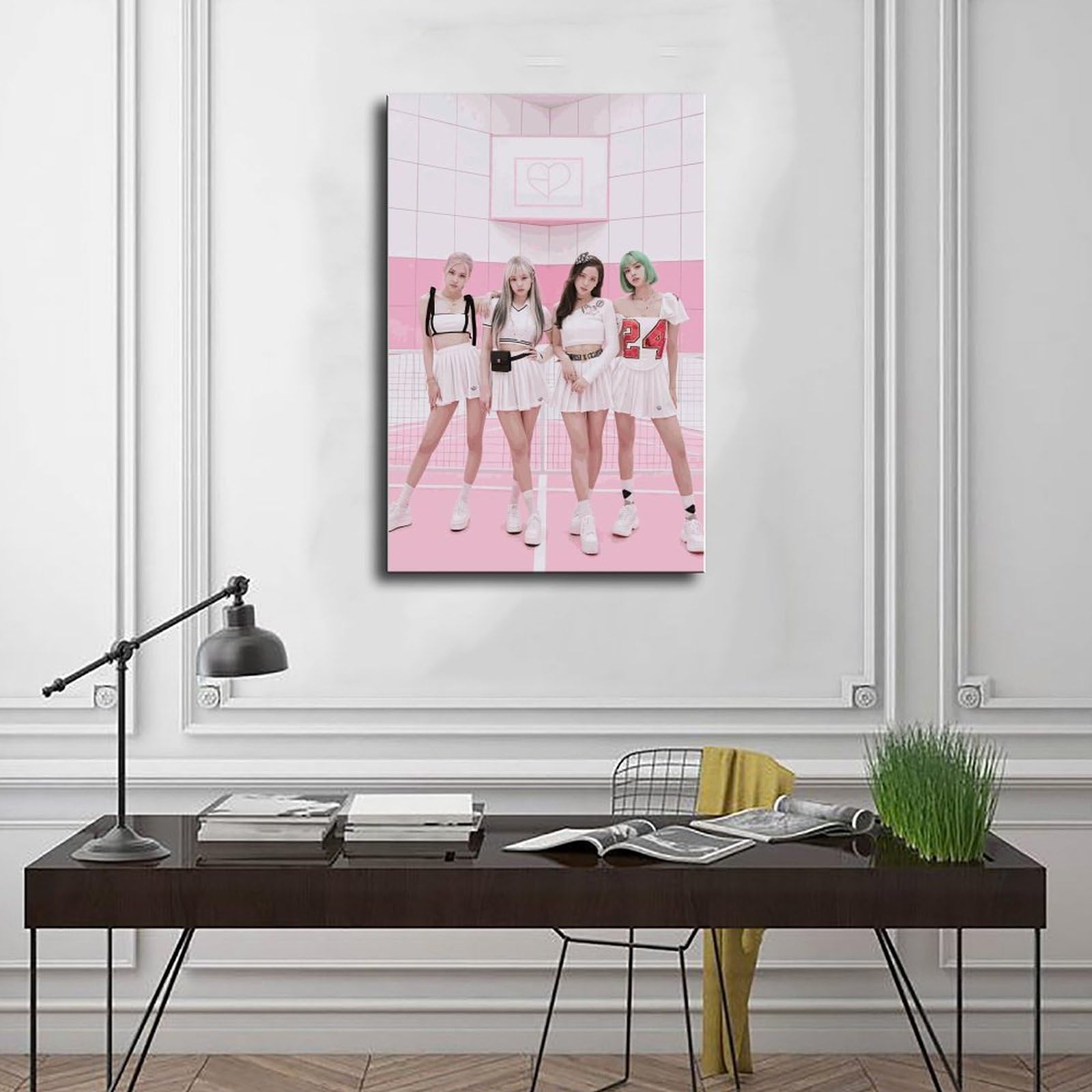 Poster Kpop Blackpink Rose - Impression Sur Toile 30x45 Cm, Sans Cadre - Décoration Chambre, Bureau