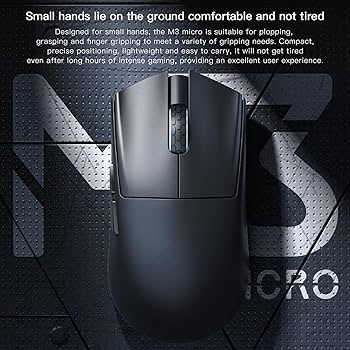 マウス・トラックボール Darmoshark M3 MICRO TRI-MODE MOUSE Darmoshark M3micro Mini Wireless Gaming Mouse,Tri-Mode 2.4G/USB-C