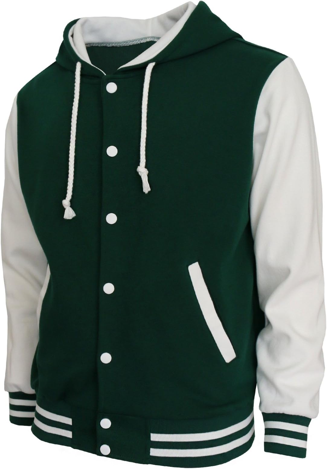 BCPOLOHoodie Baseball Jacket Varsity Baseball Jacket Cotton Letterman Jacket
