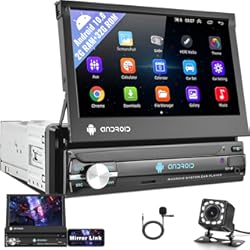 Pantalla Para Honda Civic 2007 CAMECHO Radio estéreo de Coche con Bluetooth para Android 10.0 de un Solo DIN con GPS y navegador por satélite, 2G RAM 32G ROM, Radio FM RDS WiFi, Espejo Enlace para Android/iOS SWC