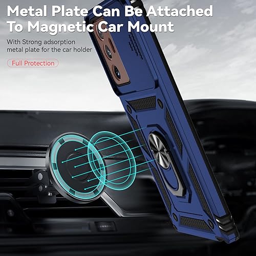 Miniatura 3 de Funda para Samsung Galaxy Note 20 Ultra con cubierta para lente de cámara, protector de pantalla HD, prueba de caídas de grado militar, soporte de