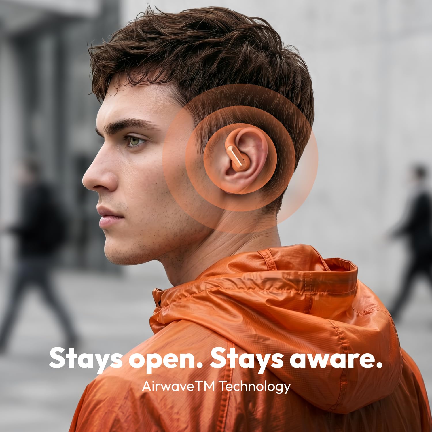 Noise Alt Buds Open Wireless Open-Ear Earbuds (2026), Red Dot Award-Winning Design, Hi-Res LHDC Audio, AI-Powered, Quad Mic ENC, App Support, Up to 35H Playtime, Bluetooth v6.0 (Chosen Black) — Amazon image 10