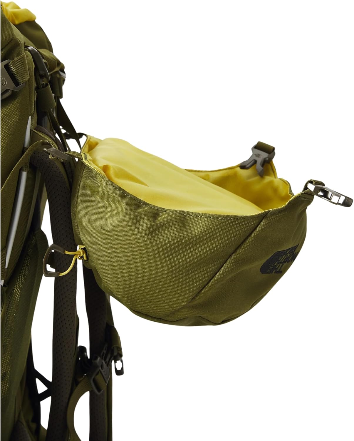 The North Face Teen Terra 50 | Unisex Hiking Backpack, Breathable Back Panel & Shoulder Straps, Bottom Webbing, Bladder Sleeve, Forest Olive/New Taupe Green-NPF, One Size