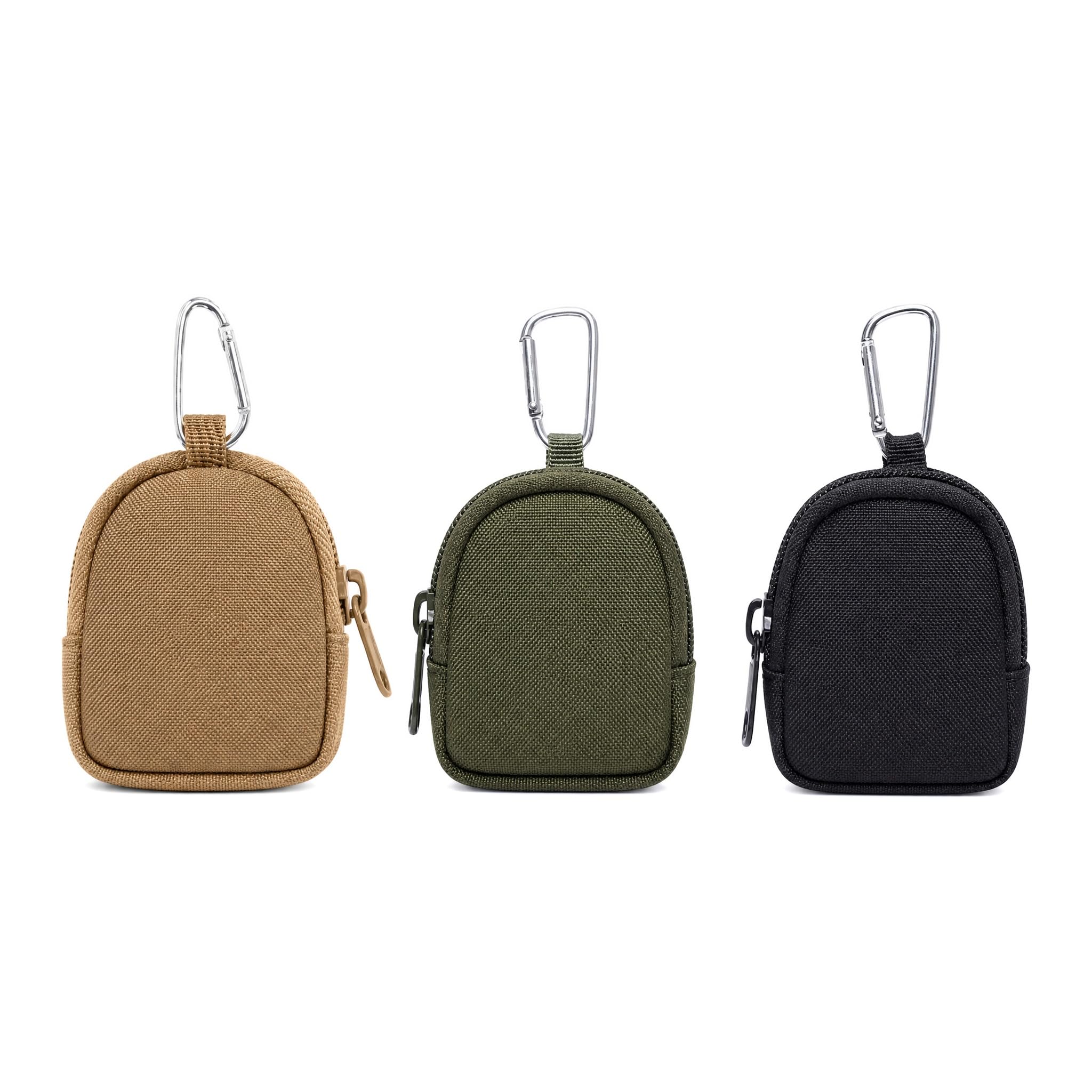 QIANSSE 3 Pcs Dog Treat Pouch with Zipper Durable
