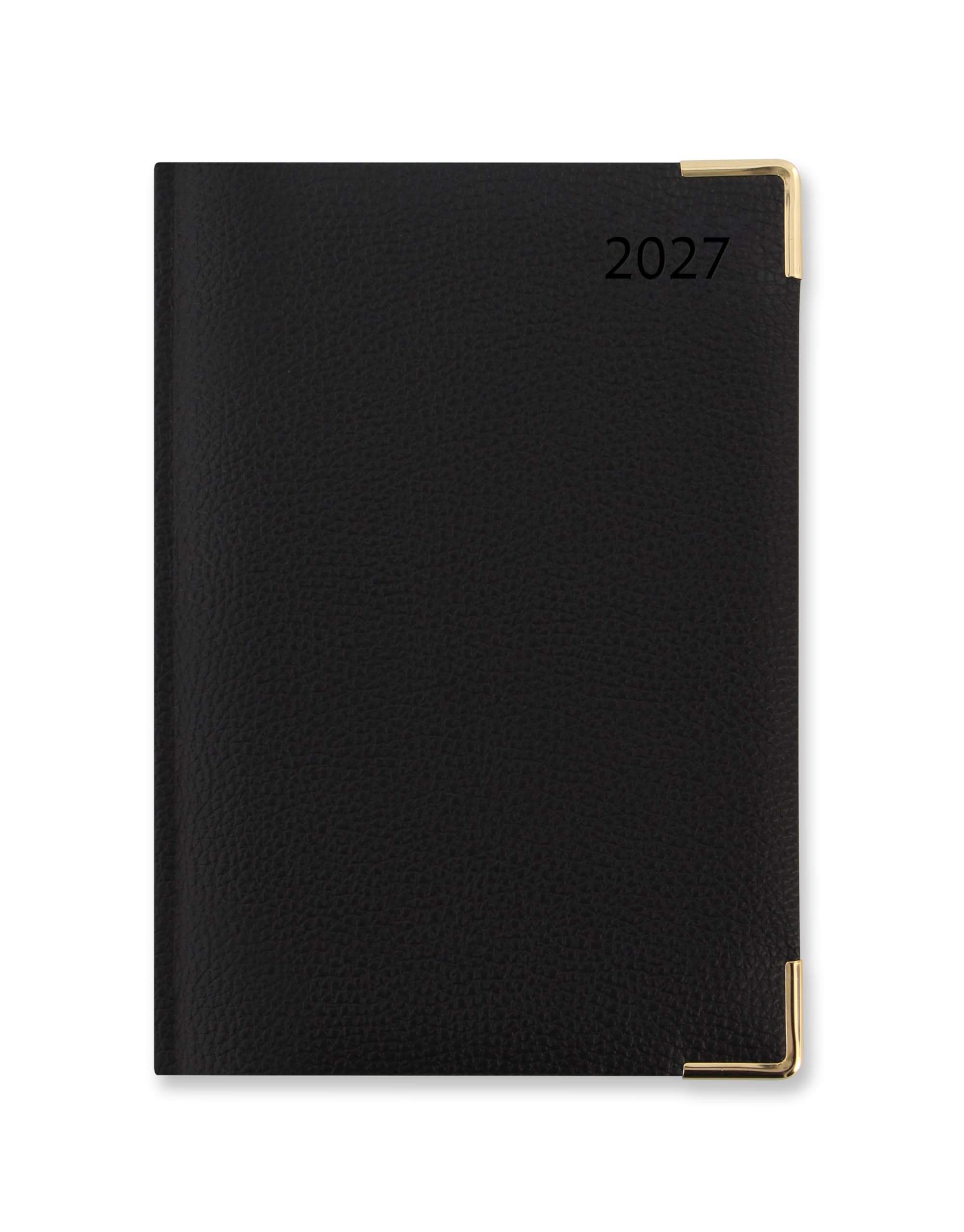 Letts of London Connoisseur A5 day to a page with appointments 2027 diary - Black 27-TC1XBK