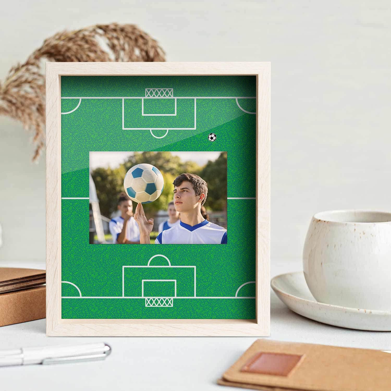 ChalkTalkSPORTS Premier Soccer Photo Frame | Soccer Field