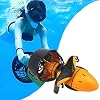 Portable Underwater Sea Scooter,Diving Swimming Boosters,Water Sports Scooter for Water Sports Swimming Pool & Diving & Snorkeling & Sea Adventures