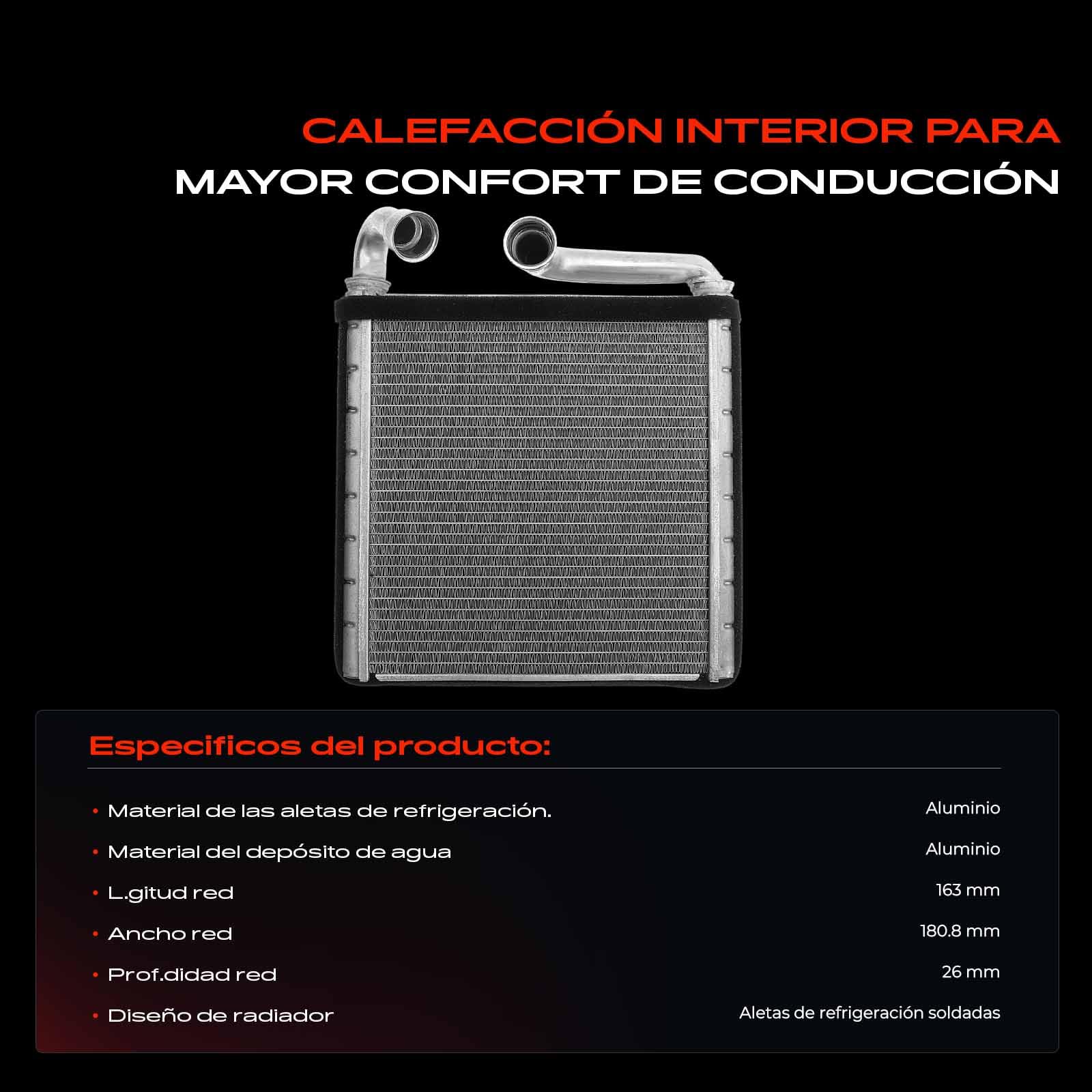 Frankberg Calefacción interior 5QD819031 | Compatible con: O.c.t.a.v.i.a III 5E3 NL3 NR3, T-R.O.C A11 D11, Magnífico III 3V3, P.a.s.s.a.t 3G2 CB2