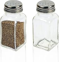 Vista 8 de 1st Choice Salero y pimentero con tapas de acero inoxidable. Juego de 2 (saleros y pimenteros panelados)