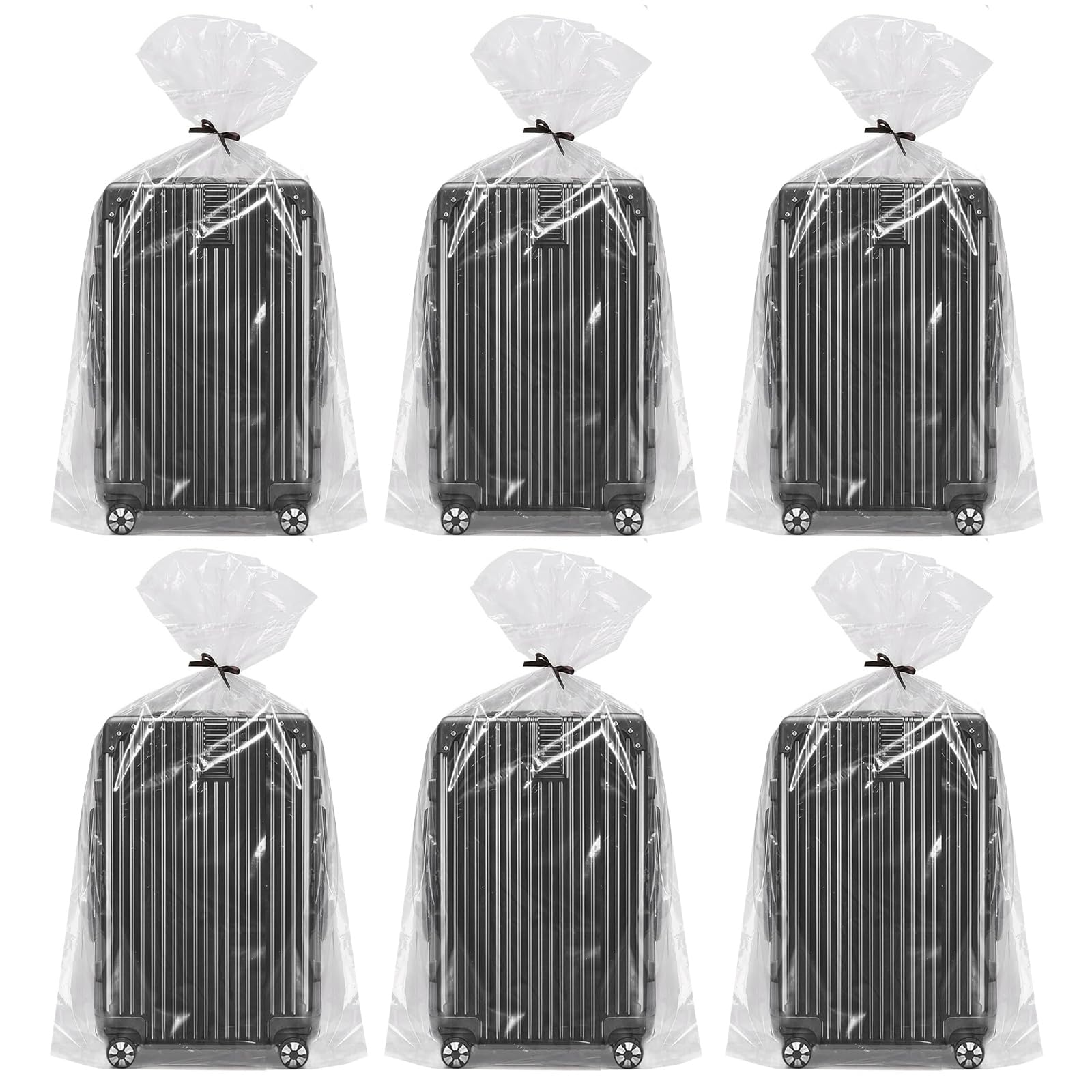 Extra Large Clear Plastic Storage Bags, 6 PCS 90 * 120CM Flat Plastic Storage Bags Dust bag