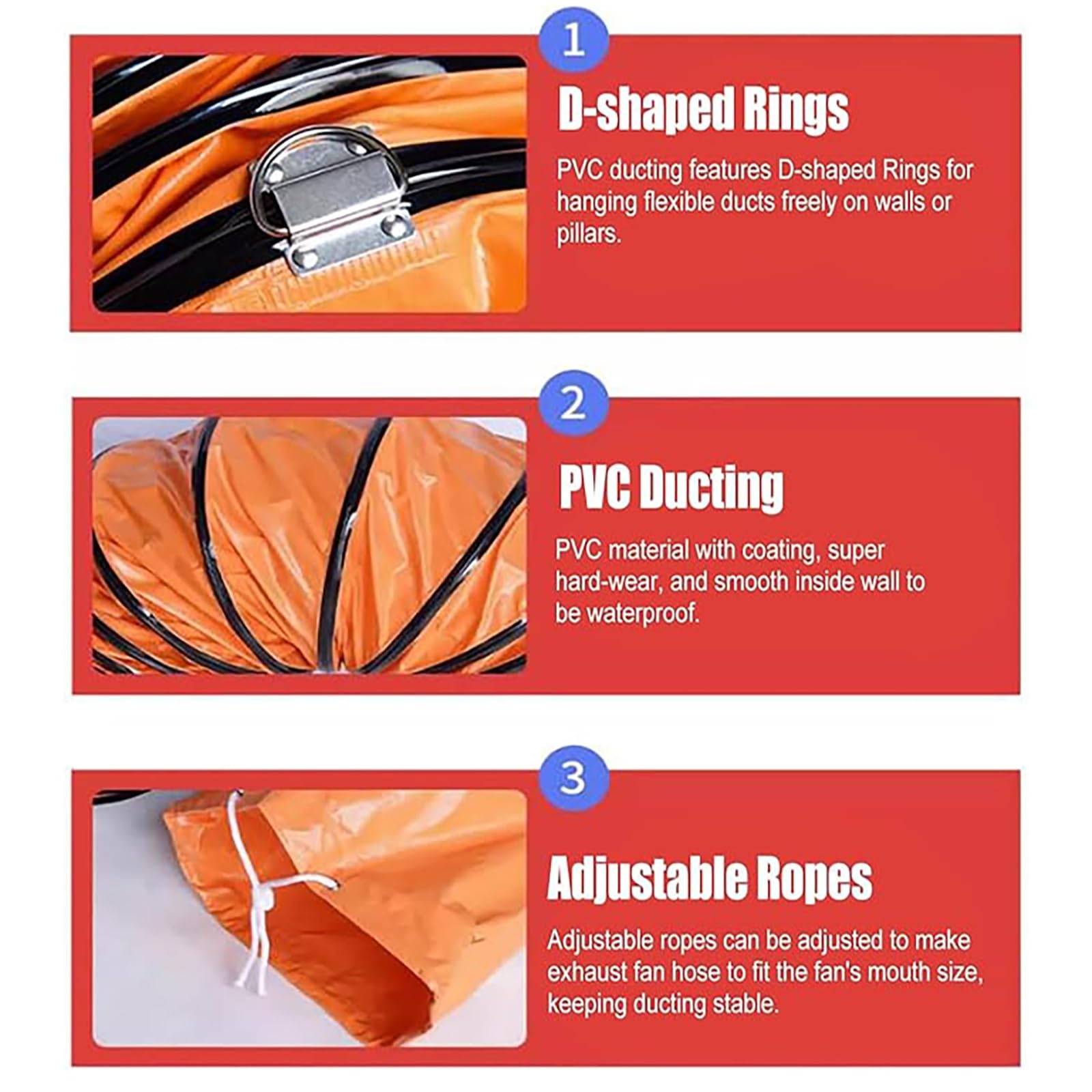 Manguera de conducto flexible PVC
