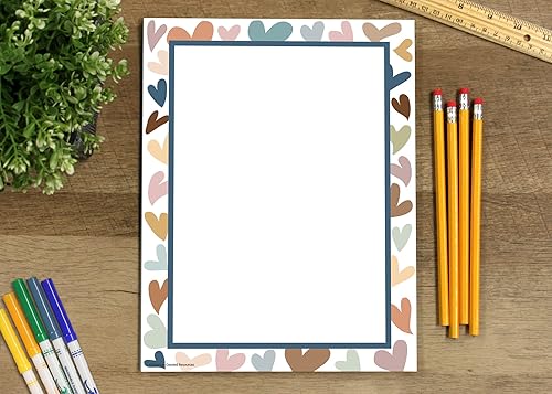 Miniatura 2 de Teacher Created Resources Papel de computadora Everyone is Welcome Hearts, 50 hojas