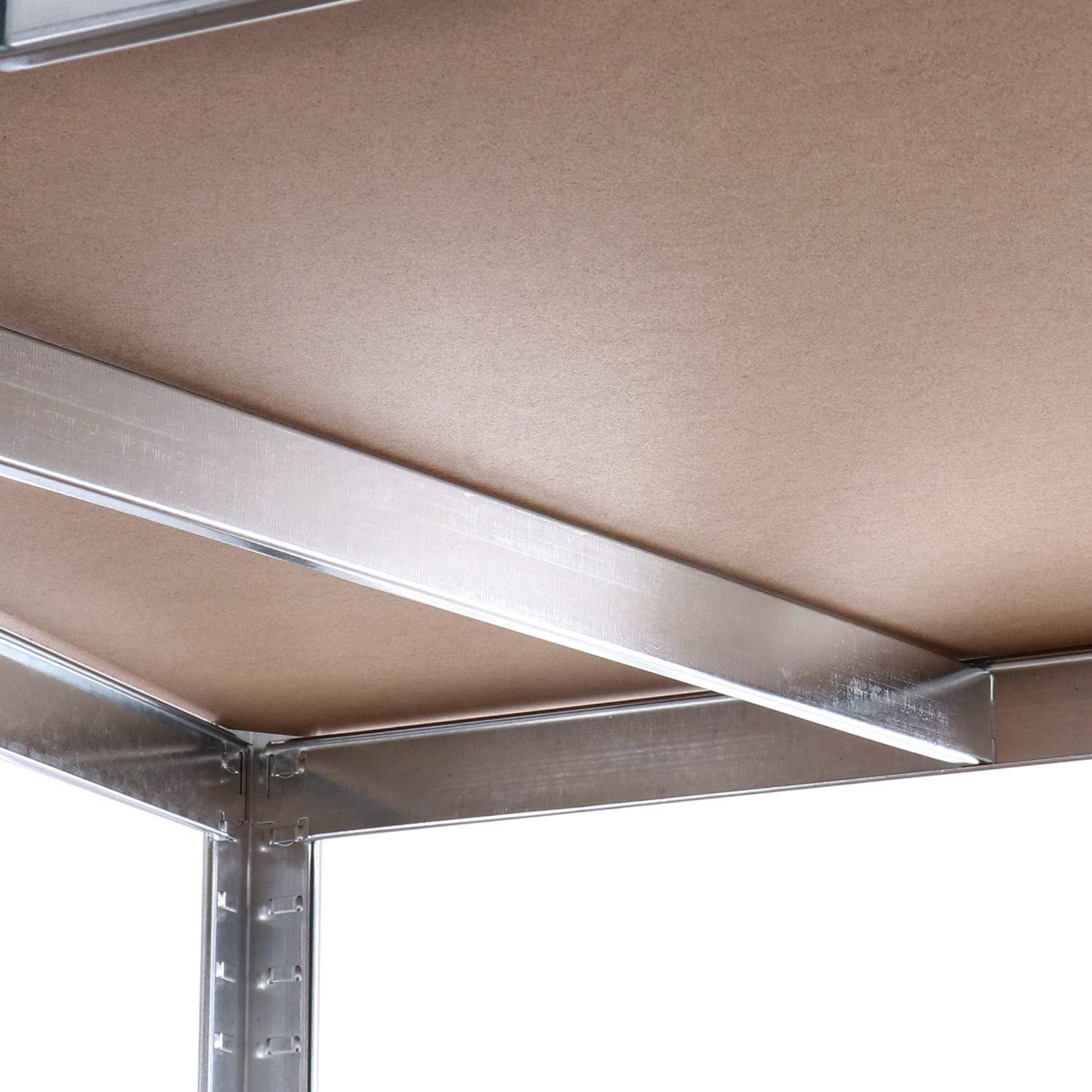 Eckregal Schwerlastregal 180x70x40cm 875 kg 5 MDF-Platten Regal Lagerregal Kellerregal Steckregal Werkstattregal
