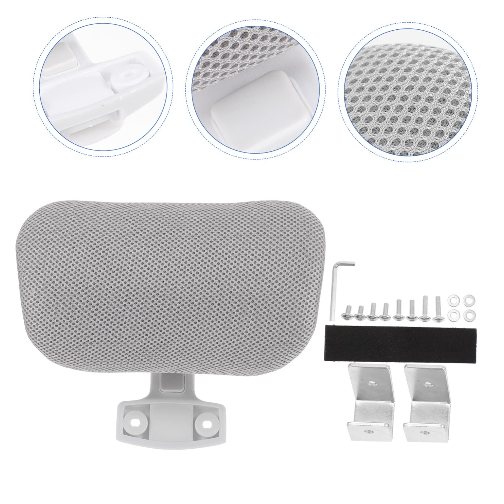 Reposacabezas Ajustable para Silla de Ordenador Altura 4cm