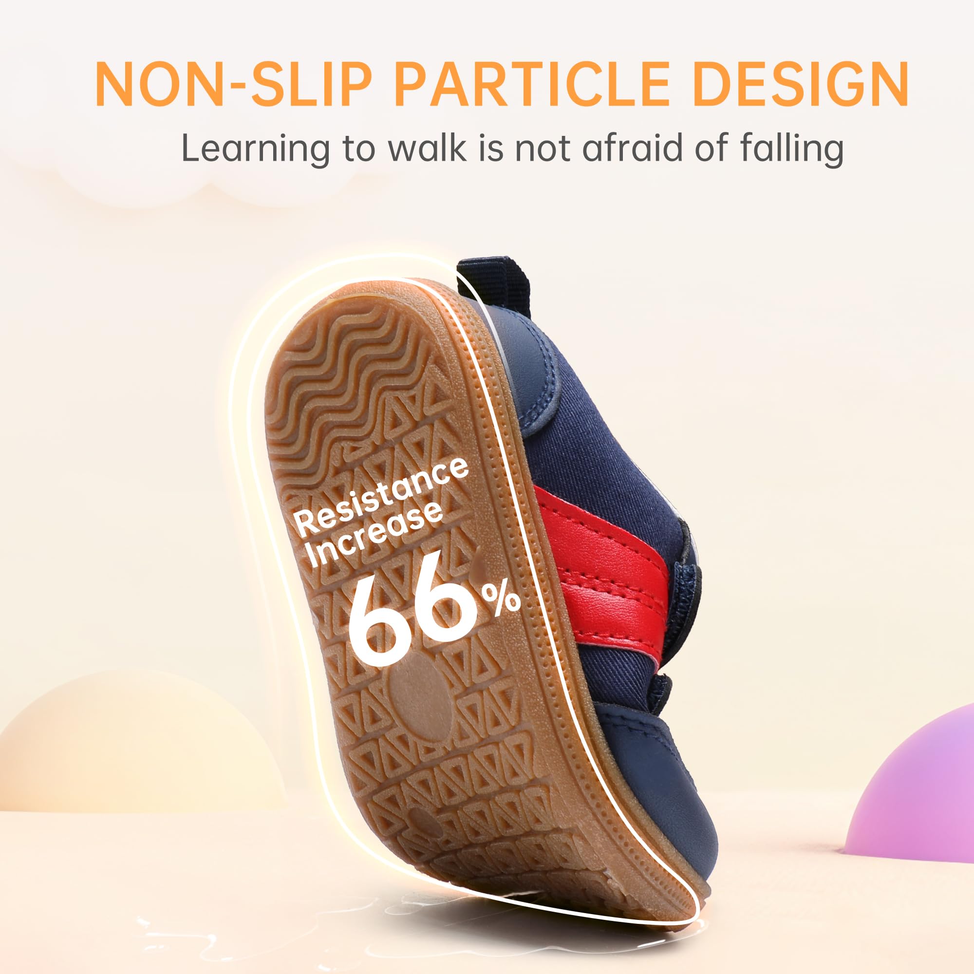STQ KIDS Scarpe Bambino Bambina Sneakers Punta Larga Antiscivolo Leggere Primi Passi Outdoor Tennis attività
