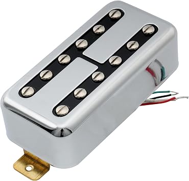 Artec TVFT-A Filtertron Style Alnico 5 Magnet Humbucker Electric Guitar Bridge Pickup 6.5K, Chrome