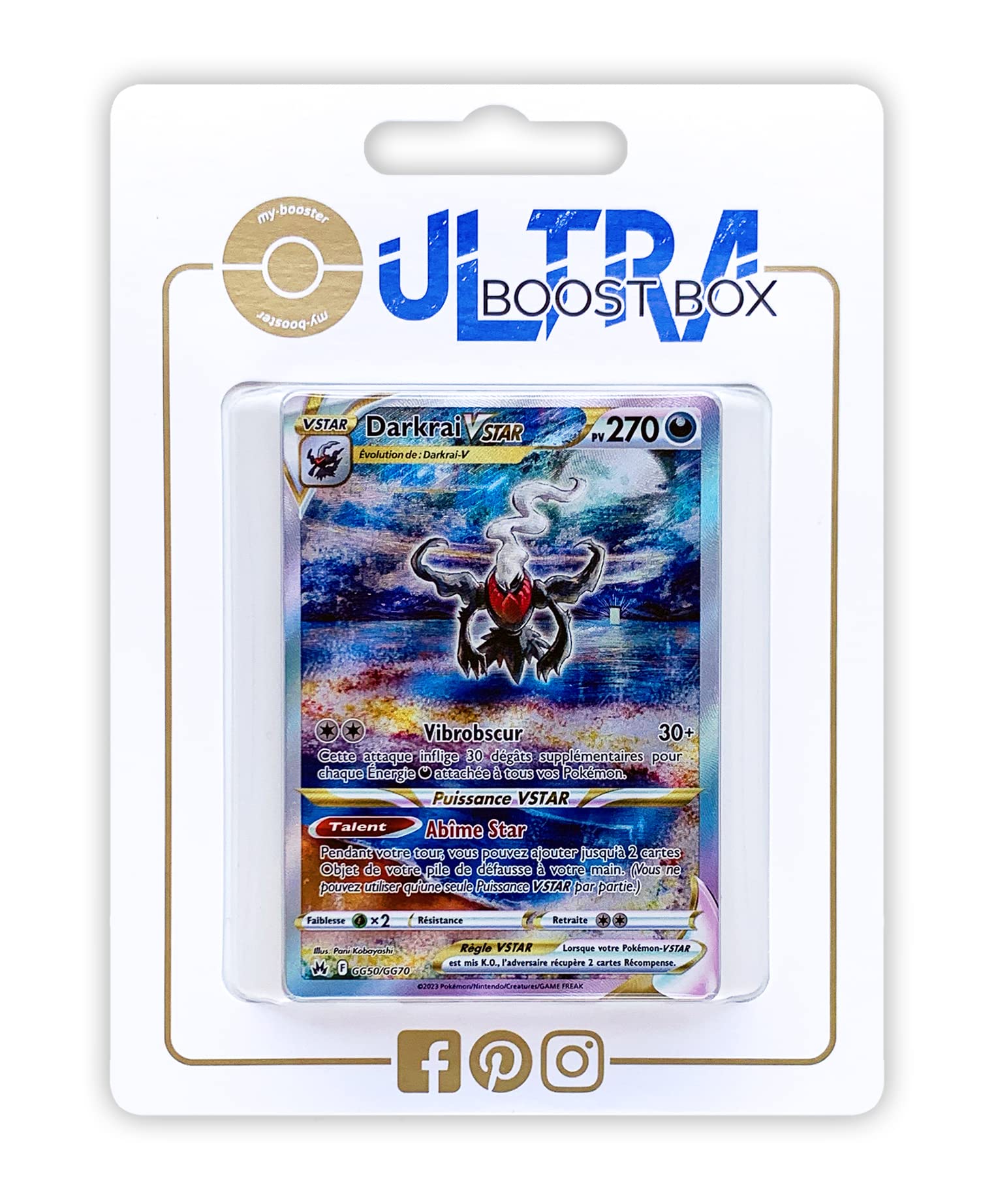 Darkrai VSTAR GG50/GG70 Alternative Pokémon Secret Gallery