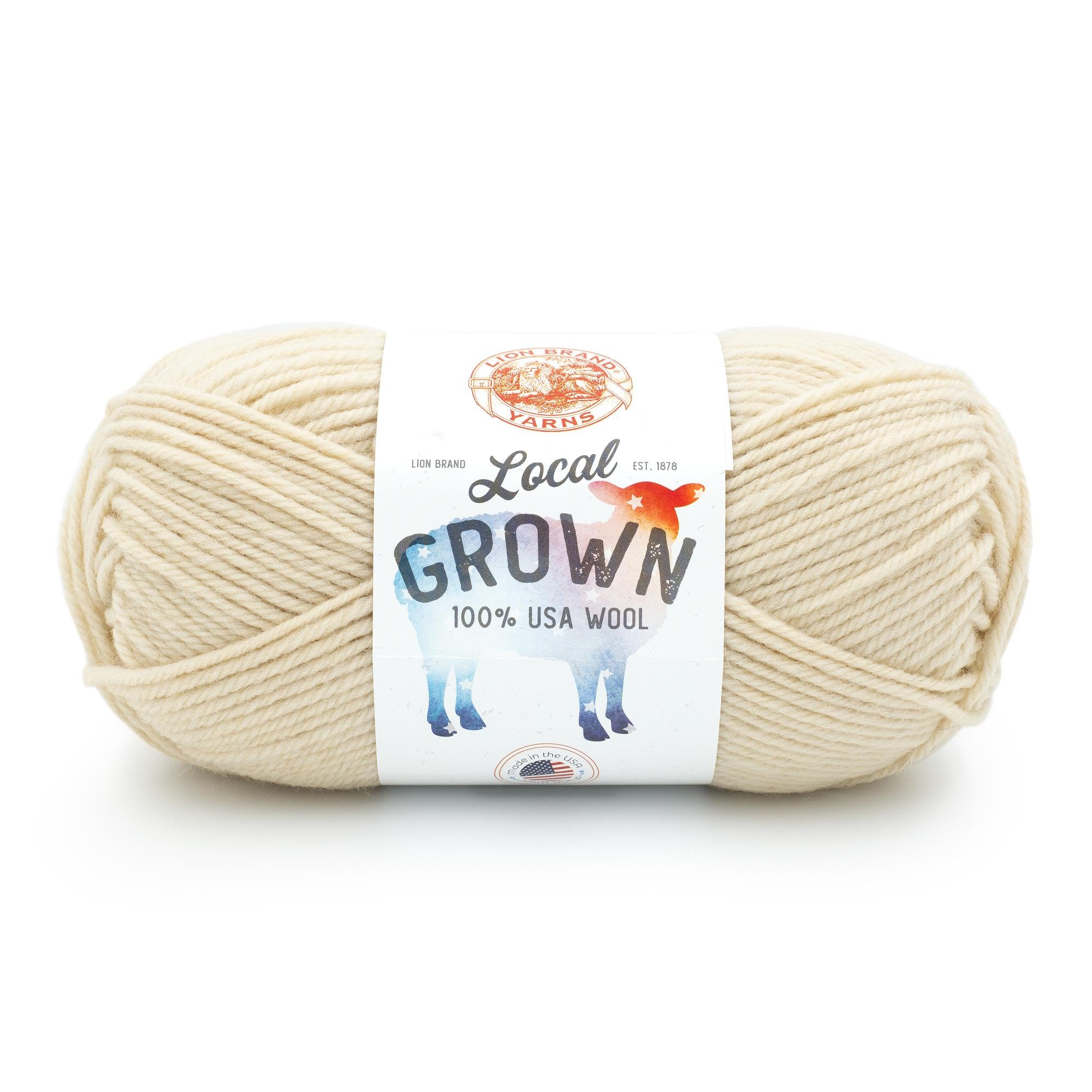 Fil Lion Brand Yarn Cultivé localement laine gousse de vanille tricot DIY