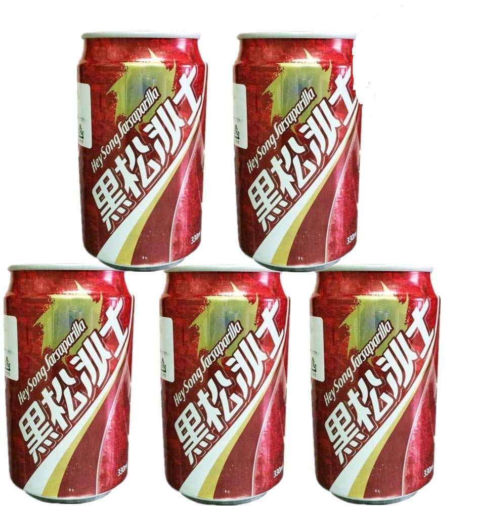 Amazon.co.jp: 台湾コーラ(黒松沙士)【24缶セット】 サルサパリラ 薬草