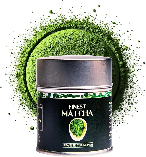 Rishi Matcha: Heapwell Kyoto Uji Finest Ceremonial Grade Japanese Green Tea Powder (30g)