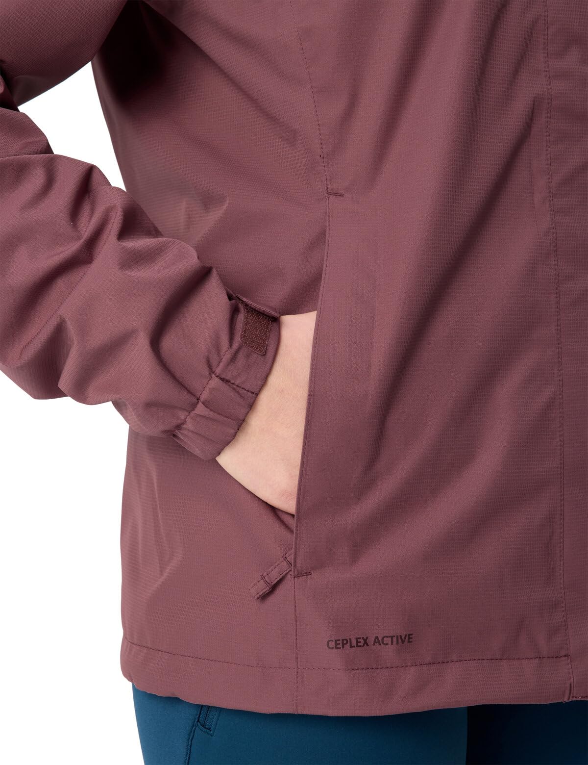 VAUDE Chaqueta de ciclismo para mujer, impermeable, resistente al viento y transpirable