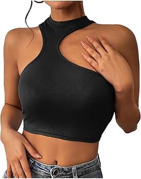 mediam ミディアム　Knit Cropped Camisole パッド付き Women's Plaid Crop Cami Tops Lace Trim Tank Sleeveless Bow