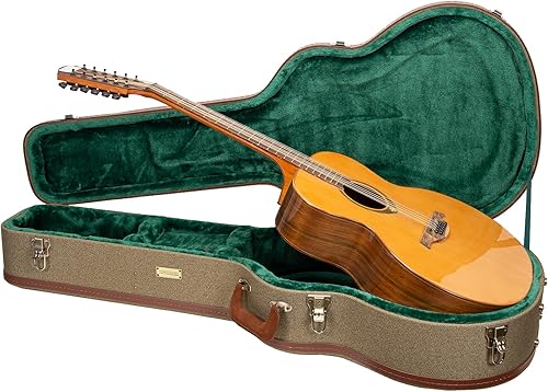 Miniatura 19 de Crossrock Estuche rígido de madera para guitarras eléctricas Les Paul con correas de hombro extraíbles-Tweed (CRW700LTW)