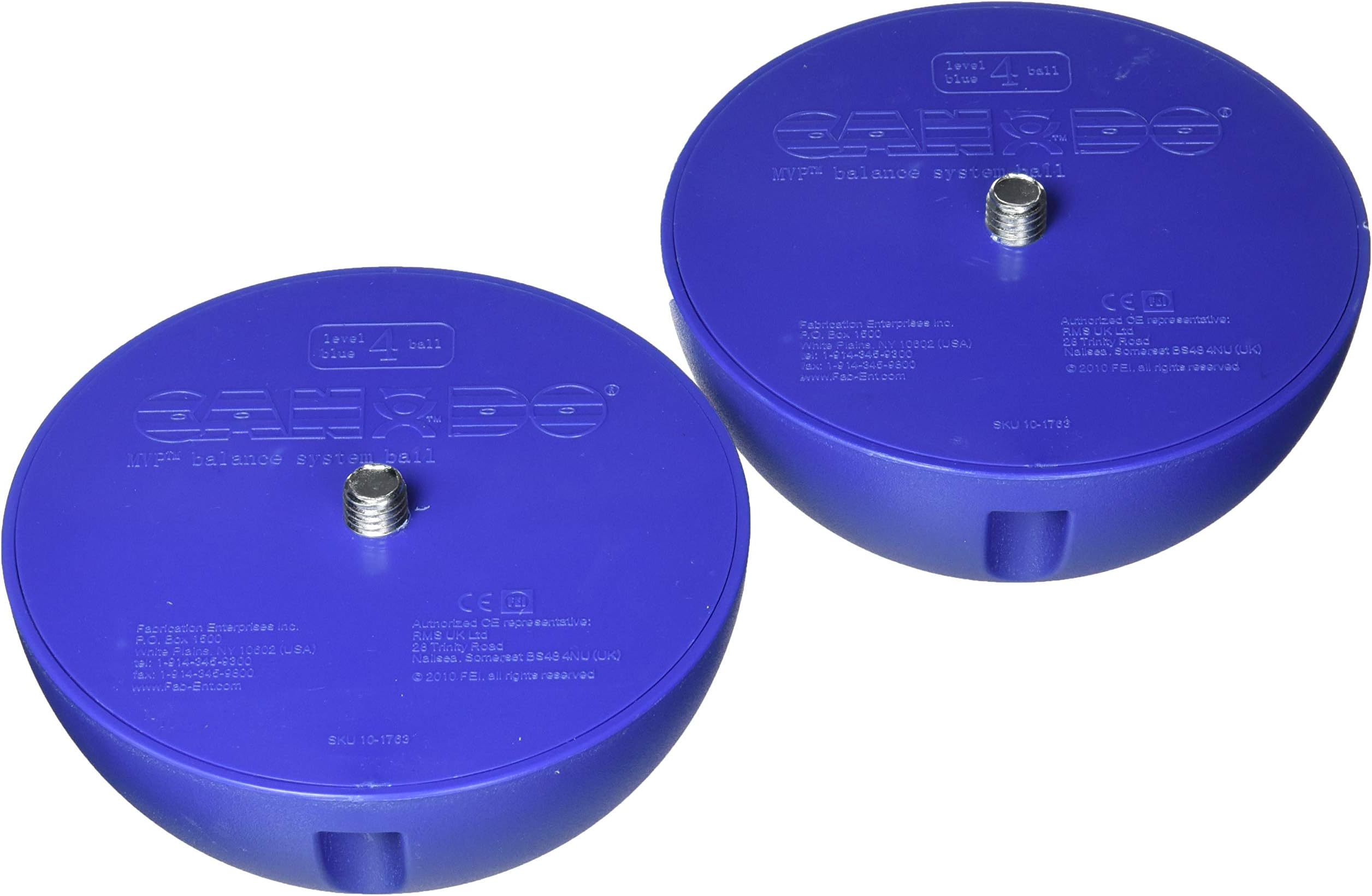 Cando MVP Balance System Products, Pair of Blue Balls, Hard Level