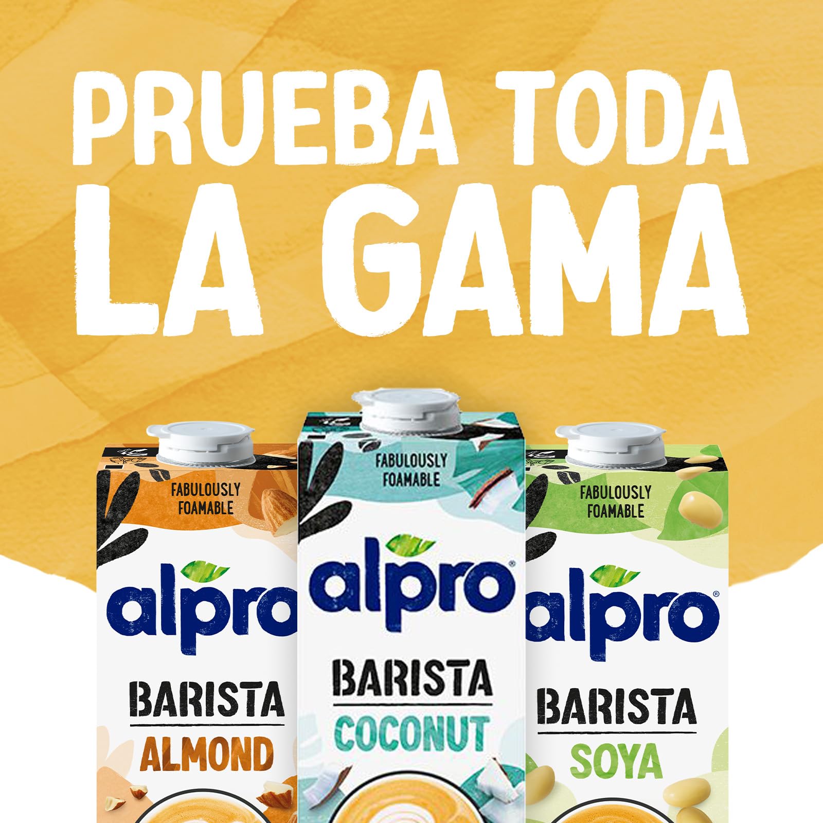 Alpro Barista piankowy napój owsiany na bazie roślin o długiej żywotności, wegański i bezmleczny, 1 l (8 sztuk) Opakowanie może się różnić
