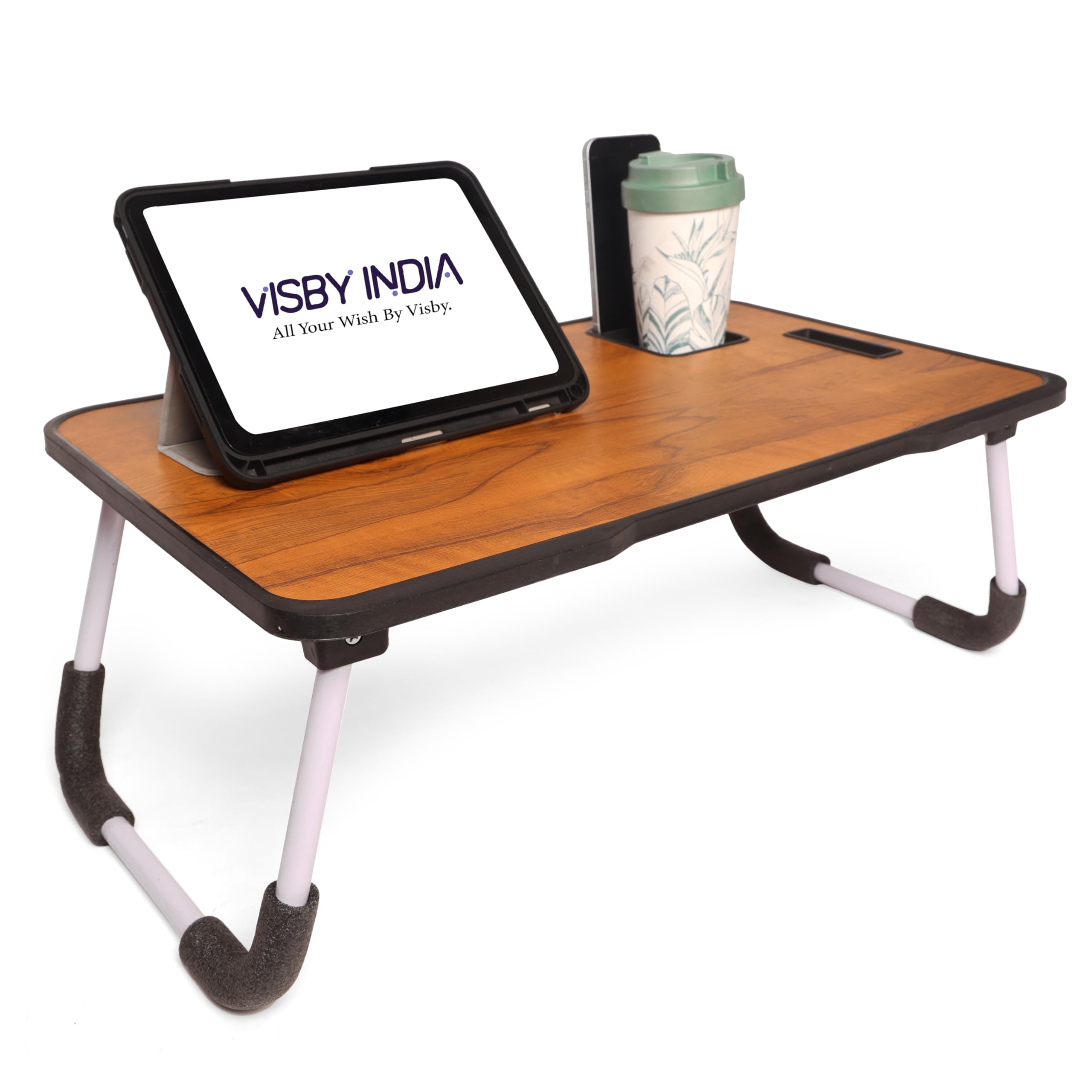 RIL Study Table/Bed Table/Foldable And Portable Wooden/Writing Desk For Office/Home/School (Wood), 20 Centimeters, 12 Centimeters