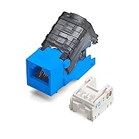Vista 36 de trueCABLE - Conector Keystone sin herramientas Cat6, sin blindaje (UTP), PoE++ (4PPoE) 100 W, certificación UL, verificado ETL, certificado Blanco