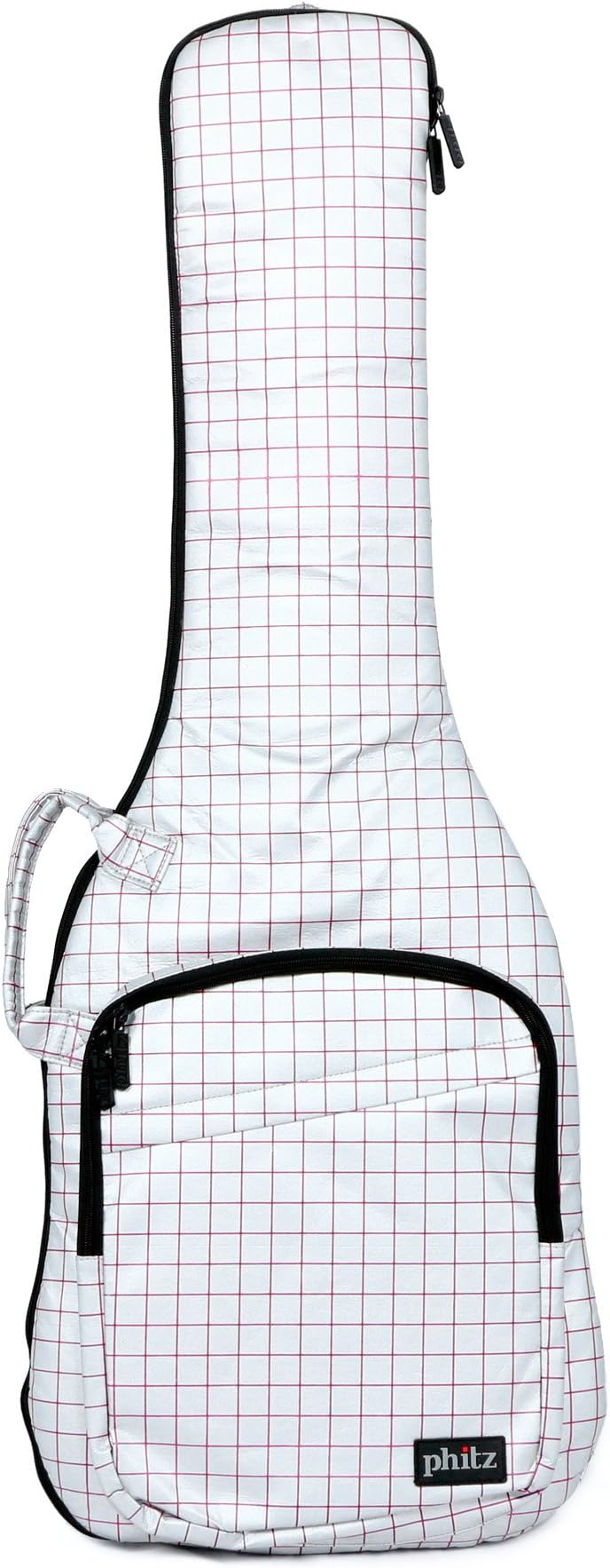 Full-Size Electric Guitar Case—Durable, Padded, Soft Carrying Gig Bag with Backpack Straps, Disco Dance Floor by Phitz