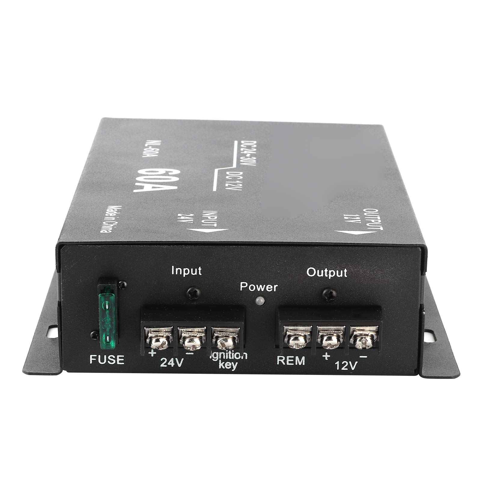 Convertidor Reductor Eléctrico de Potencia de 24V, 12V, 60A, Adaptador de Fuente de Voltaje, Convertidor de Potencia para Coche Universal