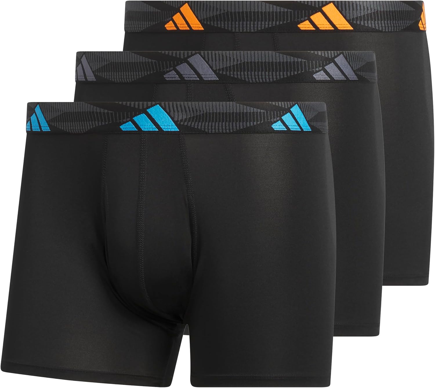 adidas Men's Microfiber 3-Pack Trunk